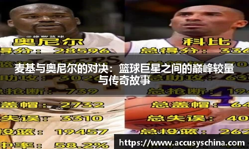 麦基与奥尼尔的对决：篮球巨星之间的巅峰较量与传奇故事